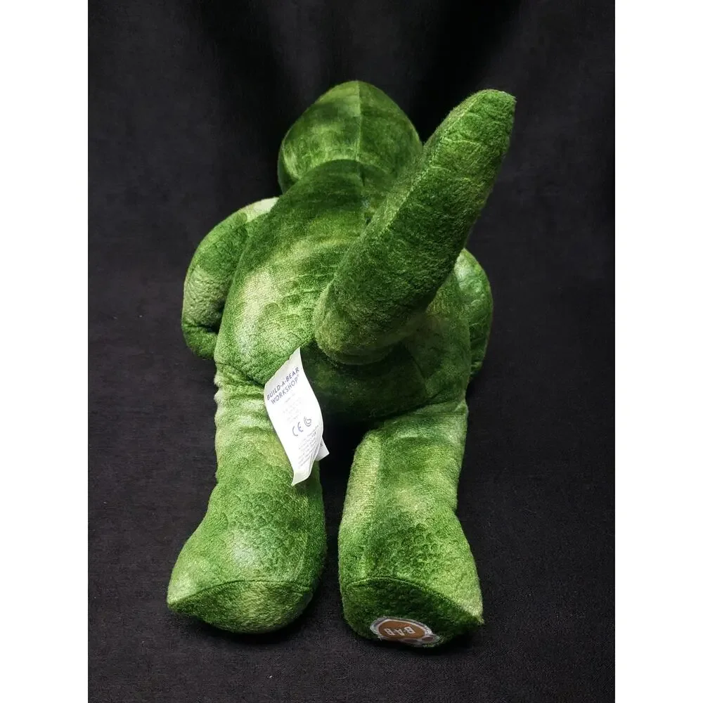 Build A Bear Green T Rex Tyrannosaurus King Dinosaur Plush Stuffed Animal BABW - Picture 5 of 9